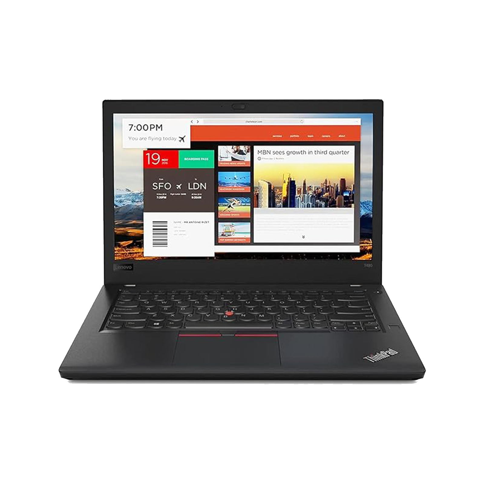 Lenovo Thinkpad T480 - intel i5 8gen , 8Gb Ram , 256Gb SSD